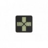 ABZAV|Red Cross Rubber Patch 40mm Glow in the Dark JTG