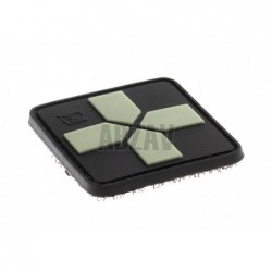 ABZAV|Red Cross Rubber Patch 40mm Glow in the Dark JTG