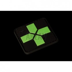 ABZAV|Red Cross Rubber Patch 40mm Glow in the Dark JTG