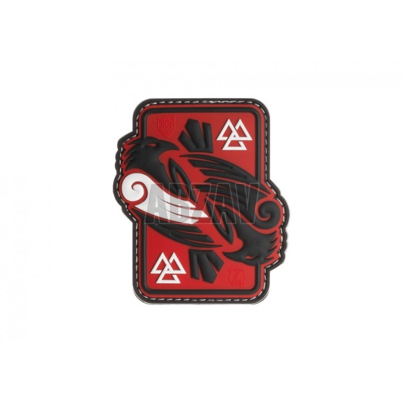 ABZAV|Odins Raven Rubber Patch Red Sky JTG
