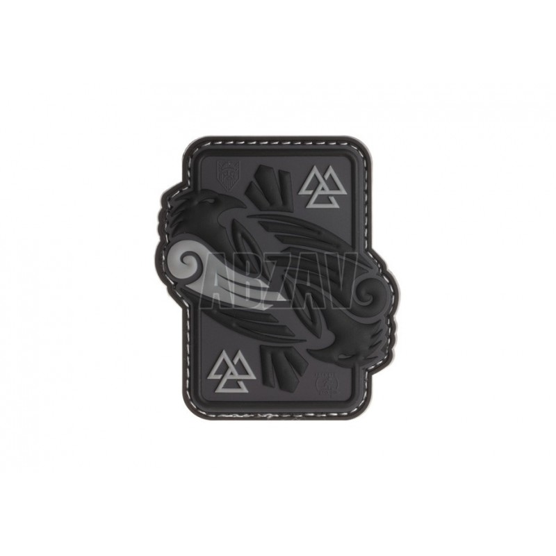 ABZAV|Odins Raven Rubber Patch Grey JTG