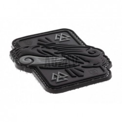 ABZAV|Odins Raven Rubber Patch Grey JTG