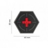 ABZAV|Tactical Medic Rubber Patch Blackmedic JTG