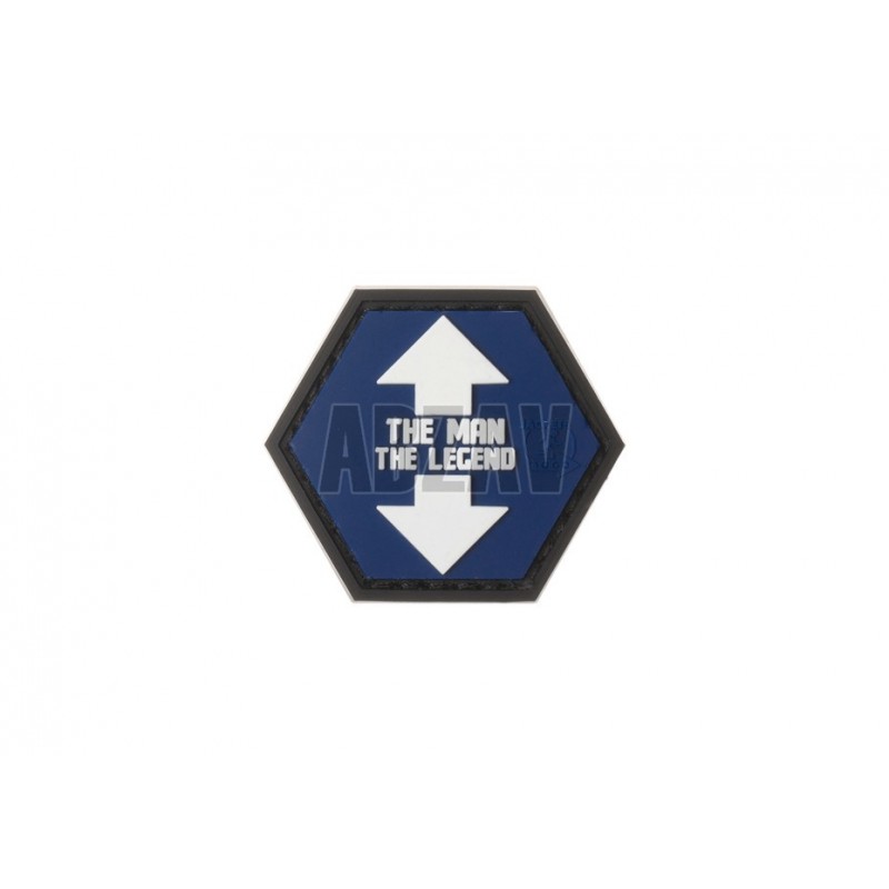 ABZAV|The Man The Legend Rubber Patch Color JTG