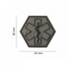 ABZAV|Paramedic Hexagon Rubber Patch Ranger Green JTG