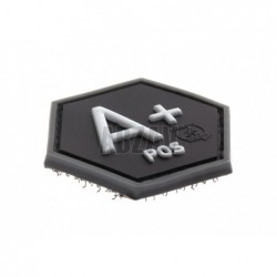 ABZAV|Bloodgroup Hexagon Rubber Patch A Pos SWAT JTG