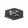 ABZAV|Bloodgroup Hexagon Rubber Patch A Pos SWAT JTG