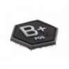 ABZAV|Bloodgroup Hexagon Rubber Patch B Pos SWAT JTG