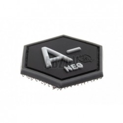 ABZAV|Bloodgroup Hexagon Rubber Patch A Neg SWAT JTG