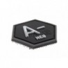 ABZAV|Bloodgroup Hexagon Rubber Patch A Neg SWAT JTG