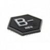 ABZAV|Bloodgroup Hexagon Rubber Patch B Neg SWAT JTG