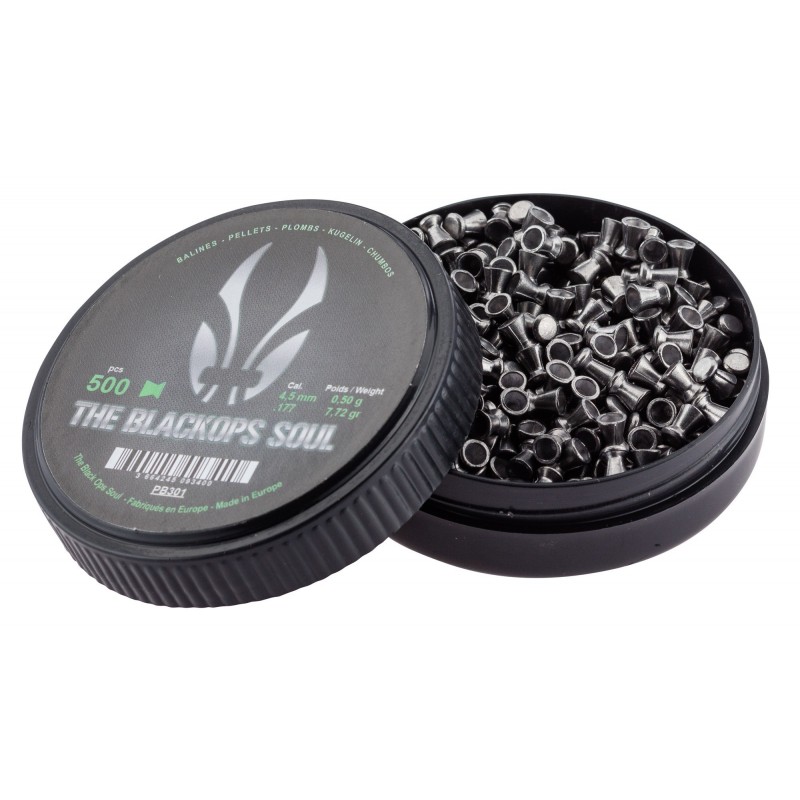 ABZAV|Leads The Black Ops Soul Flat Head Cal. 4.5 mm
