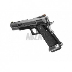 ABZAV|Hi-Capa 5.1 Force Full Metal GBB Silver WE