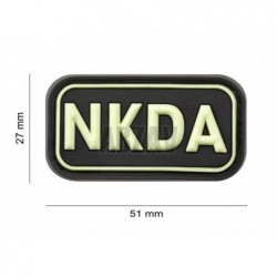 ABZAV|NKDA Rubber Patch Glow in the Dark JTG