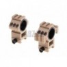 ABZAV|Tri-Side Rail 25.4mm / 30mm Mount Rings Desert Aim-O