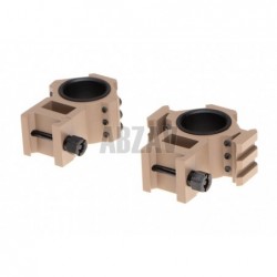 ABZAV|Tri-Side Rail 25.4mm / 30mm Mount Rings Desert Aim-O