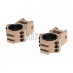ABZAV|Top Rail 25.4mm / 30mm Mount Rings Desert Aim-O
