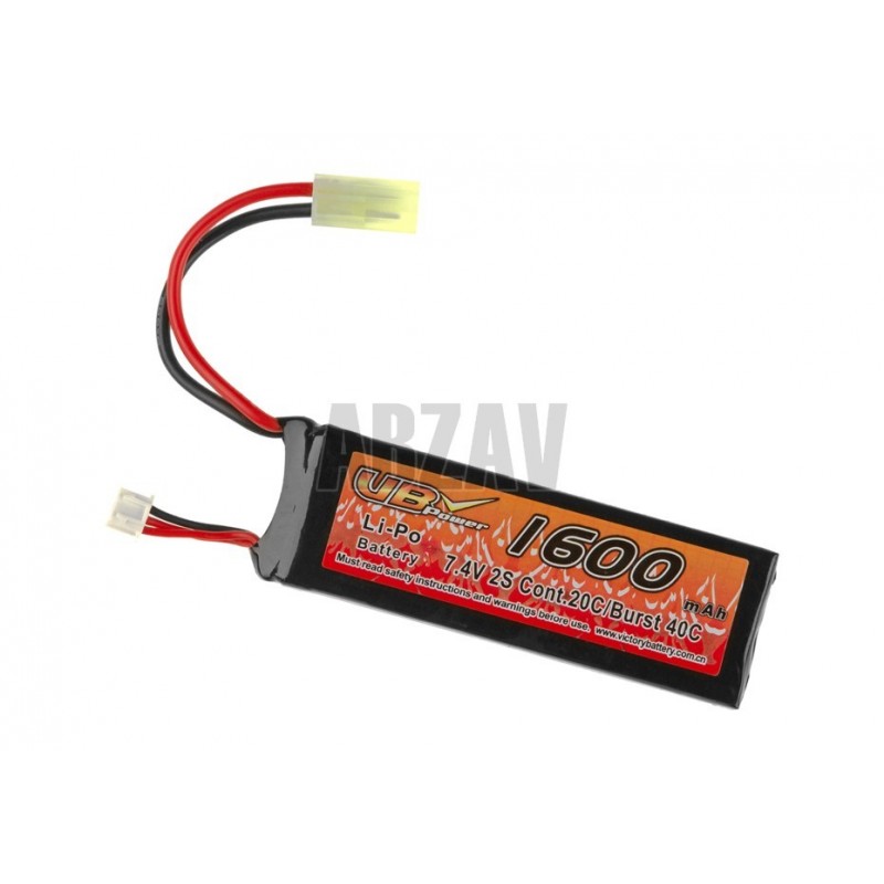 ABZAV|Lipo 7.4V 1600mAh 20C Mini Type VB Power