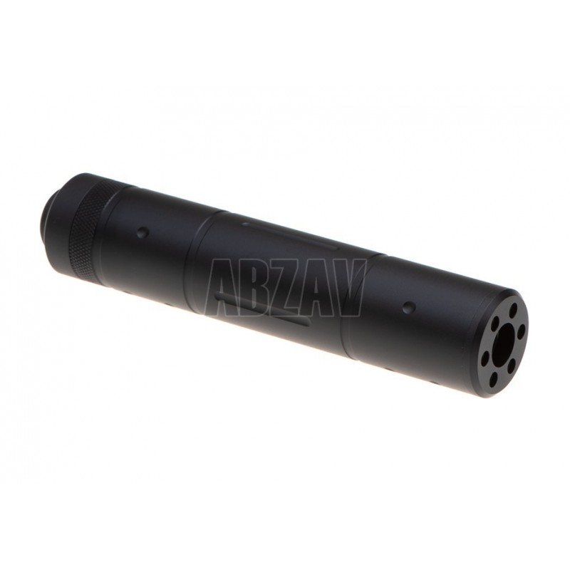ABZAV|155mm D Type Silencer Black Metal