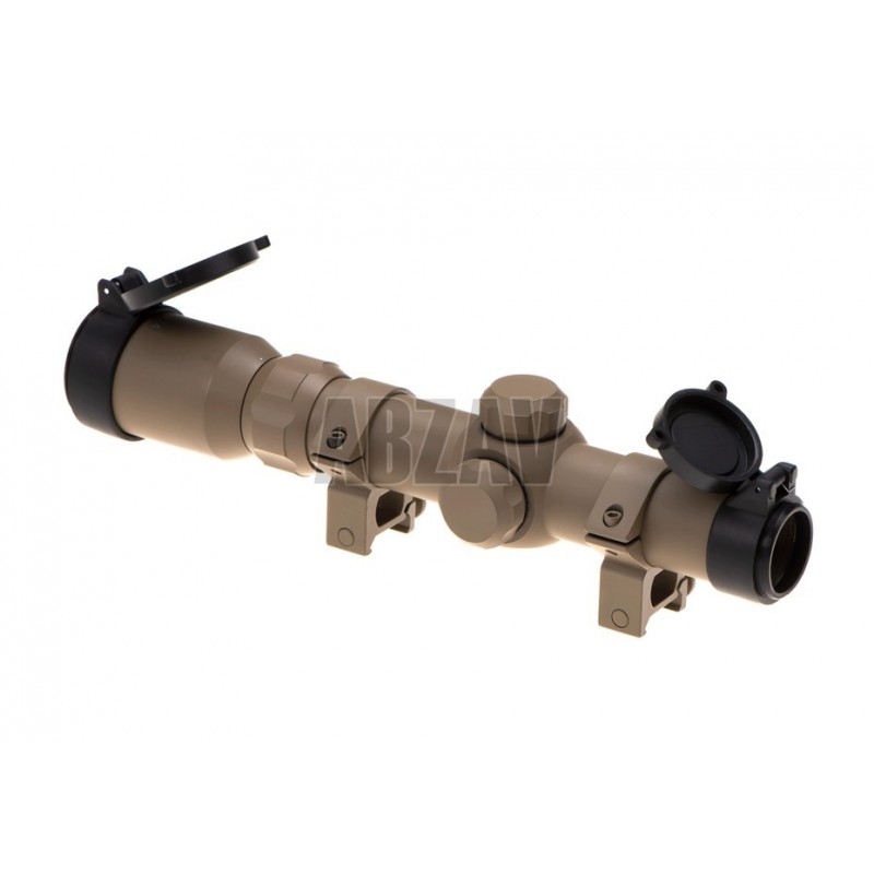ABZAV|1-4x24 Tactical Scope Desert Aim-O