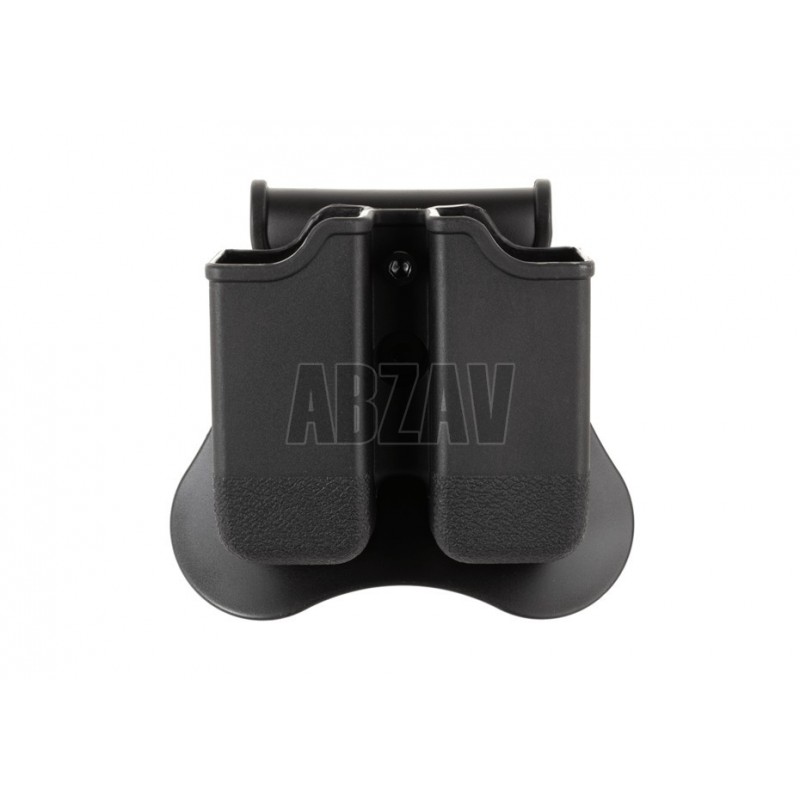 ABZAV|Double Mag Pouch for WE / KJW / TM 17/19 Black Amomax
