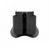 ABZAV|Double Mag Pouch for WE / KJW / TM 17/19 Black Amomax
