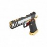 ABZAV|HX2031 Semi / Full Auto Black & Chrome GBB gas AW Custom