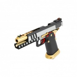 ABZAV|HX2031 Semi / Full Auto Black & Chrome GBB gas AW Custom