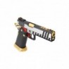 ABZAV|HX2031 Semi / Full Auto Black & Chrome GBB gas AW Custom