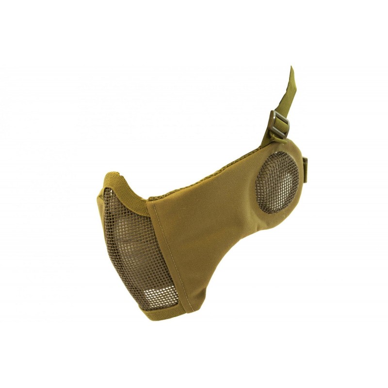 ABZAV|Steel Half Face Mask V3 Tan Nuprol