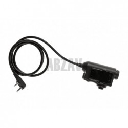 ABZAV|M51 Tactical PTT Kenwood Black Earmor