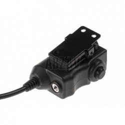 ABZAV|M51 Tactical PTT Kenwood Black Earmor
