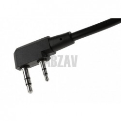 ABZAV|M51 Tactical PTT Kenwood Black Earmor