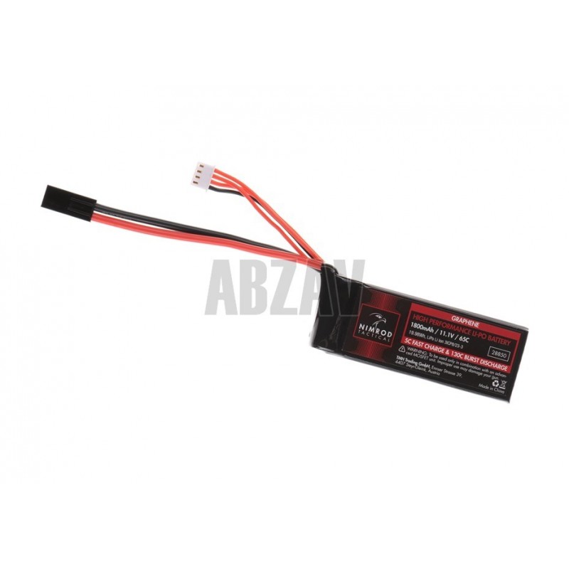 ABZAV|Lipo 11.1V 1800mAh 65C Graphene Nimrod