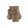 ABZAV|Paddle Holster pour CZ P-07 / P-09 Dark Earth Amomax