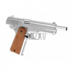 ABZAV|M1911 Silver Spring Gun KWC