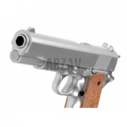 ABZAV|M1911 Silver Spring Gun KWC