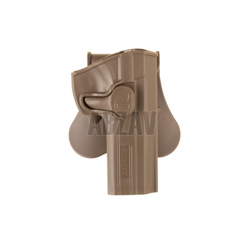 ABZAV|Paddle Holster pour CZ 75 SP-01 Dark Earth Amomax