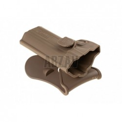 ABZAV|Paddle Holster pour CZ 75 SP-01 Dark Earth Amomax