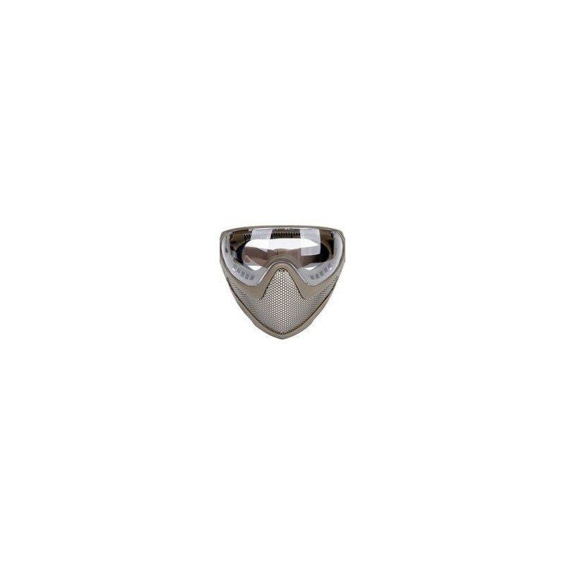 ABZAV|Pilot Mask With Glasses Tan
