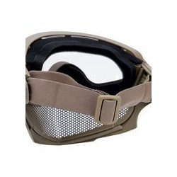 ABZAV|Pilot Mask With Glasses Tan