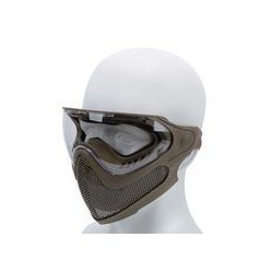 ABZAV|Pilot Mask With Glasses Tan