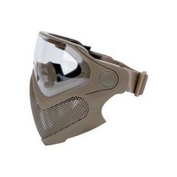 ABZAV|Pilot Mask With Glasses Tan