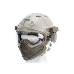 ABZAV|Pilot Mask With Glasses Tan