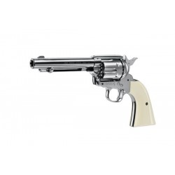 ABZAV|Colt SAA .45-5.5" Nickel/Pearl Co² Steel BBs Umarex