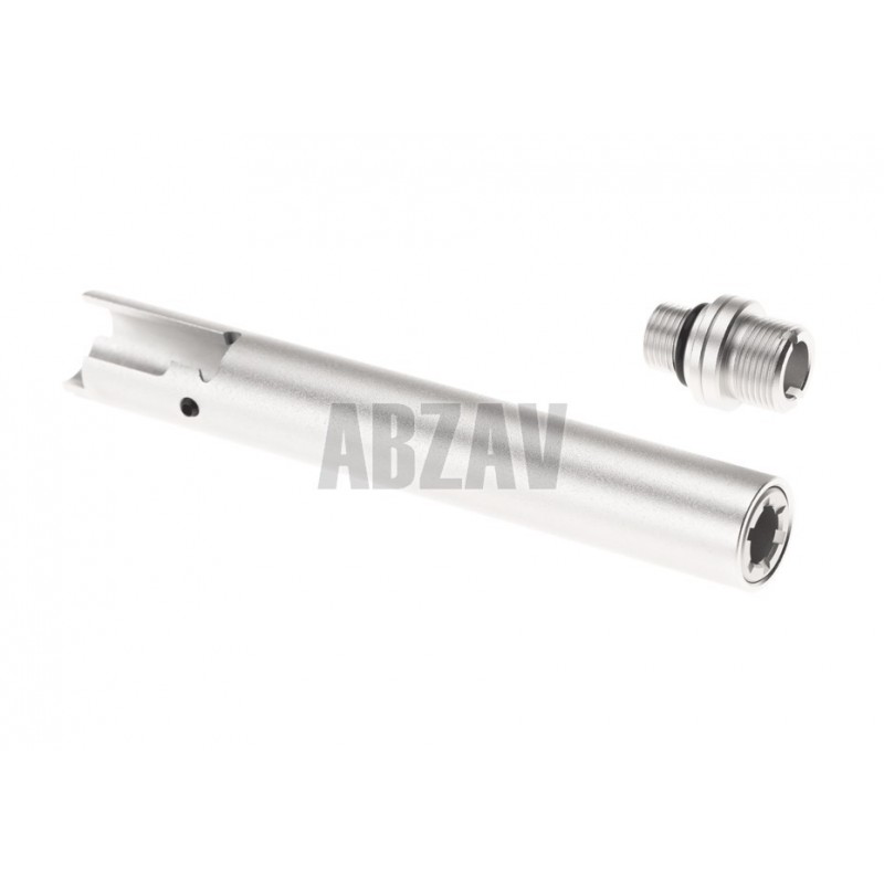 ABZAV|Hi-Capa 5.1 Fixed Two Way Outer Barrel Silver Laylax