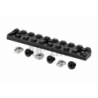ABZAV|M-Lok 9 Slot Rail Black Clawgear