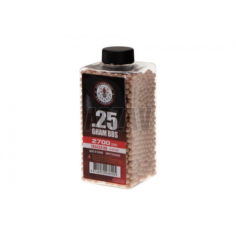ABZAV|0.25g Tracer BB 2700rds Red G&G