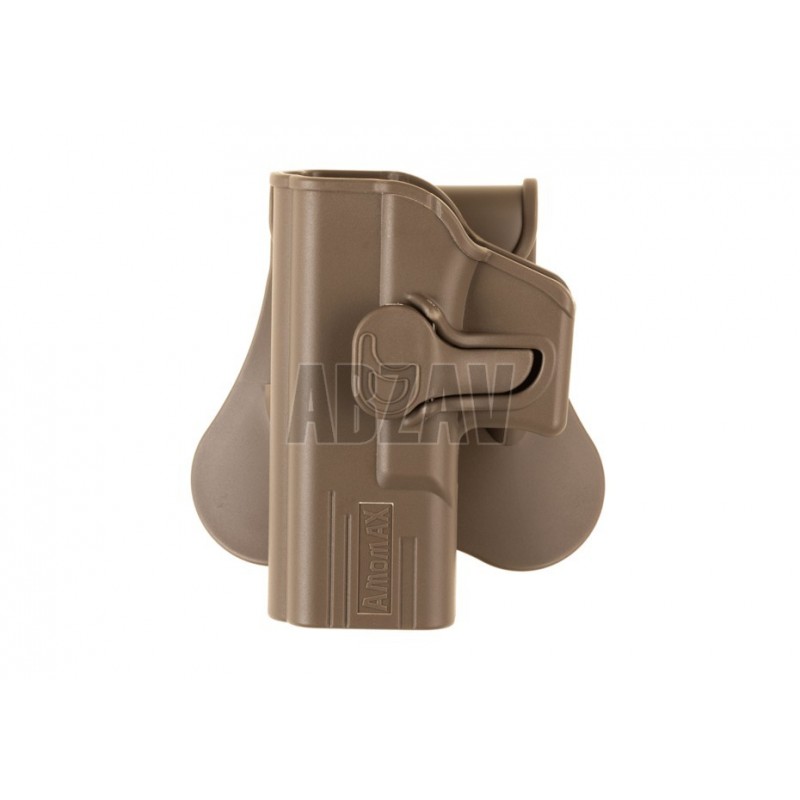 ABZAV|Paddle Holster pour G19 / ICS BLE-XAE Left Hand Dark Earth Amomax