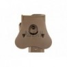 ABZAV|Paddle Holster pour G19 / ICS BLE-XAE Left Hand Dark Earth Amomax